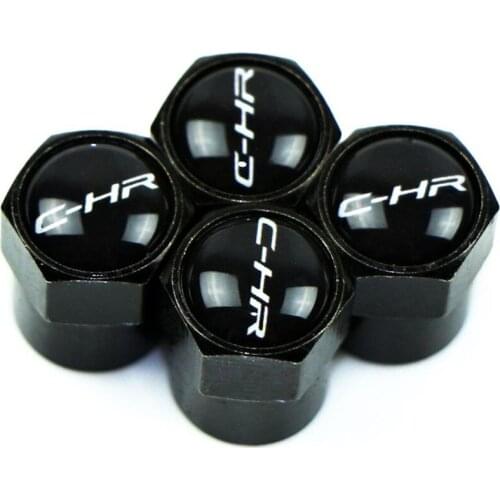 4 pcs/set Excellent Car Wheel Tire Valves Tyre Air Caps for Toyota Avensis C-HR Auris Hilux Corolla CHR Camry RAV4 Car Stickers