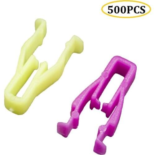 500Pcs Universal Car Control Panel Dashboard CD Player Clips Plastic Rivets Auto Fastener For BYD Hyundai Kia Geely