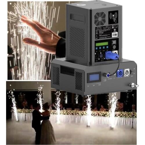 Spark Firework Machine Sparkler Wireless Dmx Rechargeable Battery Portable Stage Wedding Decoration Ti Powder Dock Mini Set DJ