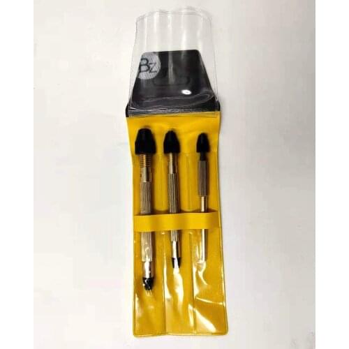 Assortment of 3 Pin Vices for Watch Repair Watch Tool Set