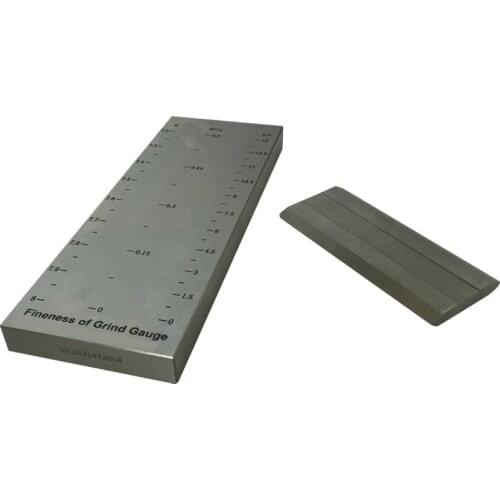 BGD242/0 0-15 Microns 7.2~8 Hegman Double Groove Fineness Grindmeter Particle Size Test Fineness of Grind Gauges