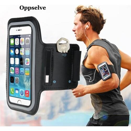 Oppselve Waterproof Gym Sports Running Armband For iPhone 11 Pro X XR X 8 7 12 Samsung S20 S9 S10 Xiaomi Arm Band Phone Bag Case