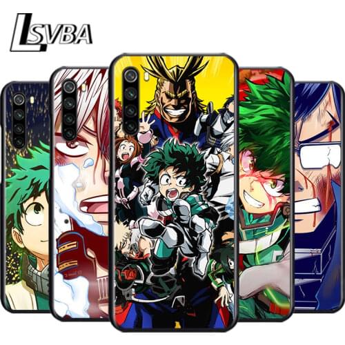 Anime My Hero Academia for OPPO Reno 2 Z 2Z 2F 3 4 4Z 4F 4SE 5 Pro 4G 5G ACE 10X ZOOM F7 A5 A9 2020 Soft Black Phone Case