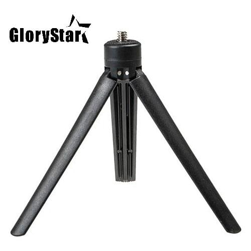 GloryStar Small Size Tripod, Portable Mini Tripod Stand Handheld Grip for Lightweight DSLR SLR Camera and gopro Camera LED Light