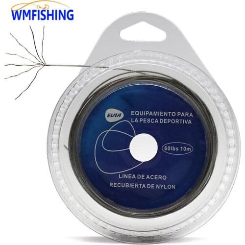 10m/10.9Yards 7 Strands Braid 10LB-120LB Stainless Steel Wire Super Strong Fishing Line for Sea Poles Jewelry Making Accessories