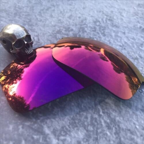 Firtox True Polarized Enhanced Replacement Lenses for-Oakley Bottlecap Sunglass (Lens Only)-Purple Red Mirror