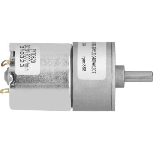 Gear Motor Micro Reduction Central Output Shaft Mechanical Parts Replacement ZGA37RG DC 24V