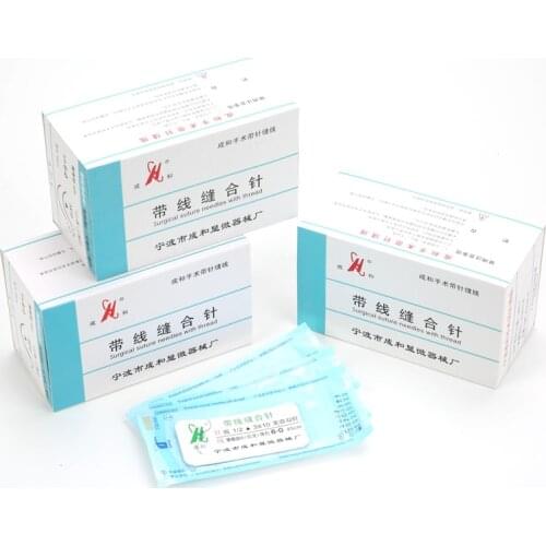 Suture needle surgery tool nano-traceless angle needle eyelid burying surgical instrument triangle eyebrow canthus 1pc