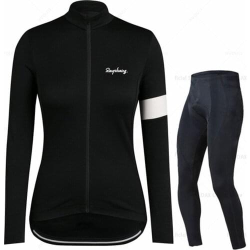 New Raphaing Women Cycling Jersey Mtb Bicycle Clothes Female Ciclismo Long Sleeves Road Bike Clothing Riding Shirt Team Jersey