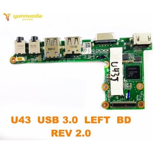 Original for ASUS U43 USB board Audio board U43 USB 3.0 LEFT BD REV 2.0 tested good free shipping