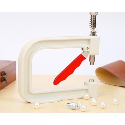 DIY Manual Nailed Bead Machine Sewing Tool Set Hand Clothing Manual Pearl Cap Bead Rivet Craft Repair Knitting Lace Hat Hair