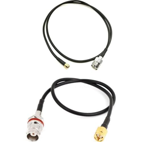 SMA Male Plug to BNC Female Jack Network Cable & RF LMR200 SMA Male to UHF SO-239 Female Coaxial Antenna Connector