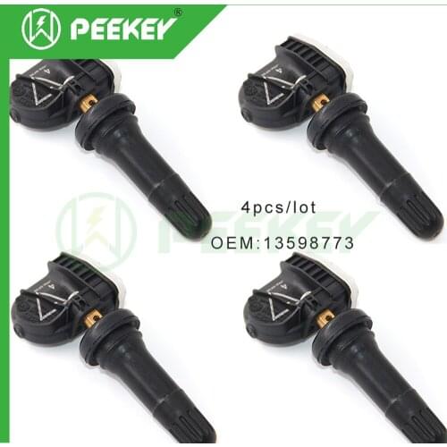 4pcs Tire Pressure Monitor System sensor tpms sensor 13598773 433mhz For Cadillac CT6 XT5 SRX Chevrolet Malibu Opel