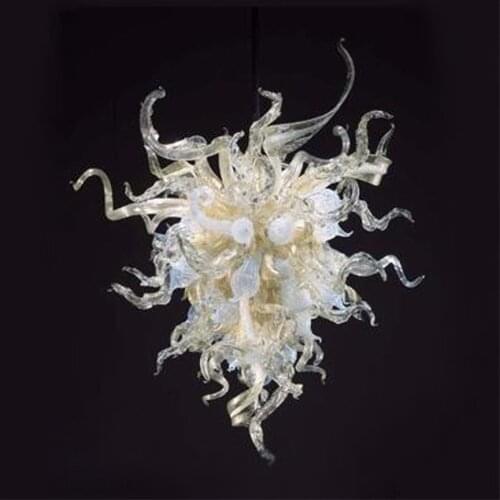 Modern Lamps 16*20 Inches Exquisite Italian Style Style Hand Blown Glass Chandeliers