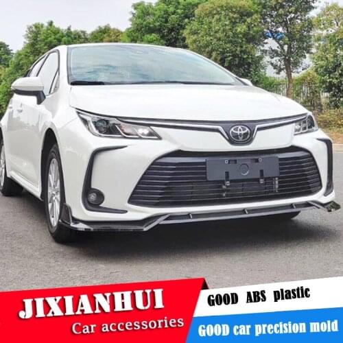 For Toyota Corolla Body kit spoiler 2019-2020 For Corolla ABS Rear lip rear spoiler front Bumper Diffuser Bumpers Protector