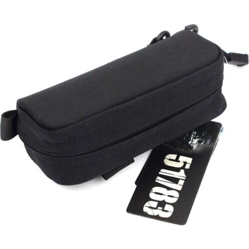 TTGTACTICAL Tactical Eyeglasses Case, 1000D Nylon Hard Case Tactical Molle Sunglasses Carrying Case