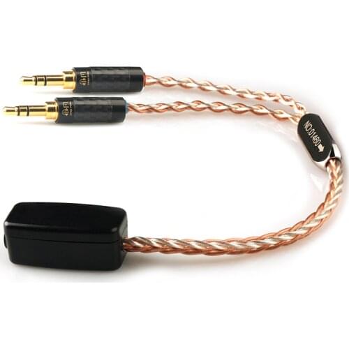 XiaoFan Bernard PHA-3 Extension Cable silver plated copper 3.5 mm Male to Female Balance Cable aux Extender Cord for car speaker