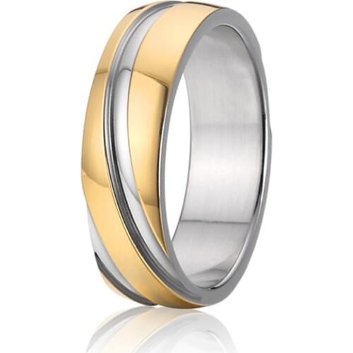 Unique man allainces fashion titanium steel men jewelry finger rings anniversary wedding band couple rings for women