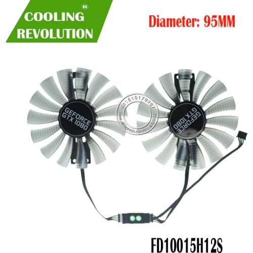FD10015H12S DC12V 0.55AMP 4PIN graphics fan for GAINWARD GTX1080 GTX 1080 GTX1080Ti GTX 1080Ti