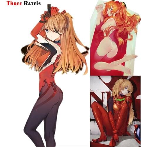 Three Ratels F388 Eyepatch Souryuu Asuka Langley For Car Body Sticker Auto Accessories Decoration Laptop Skateboard Vinyl Decal