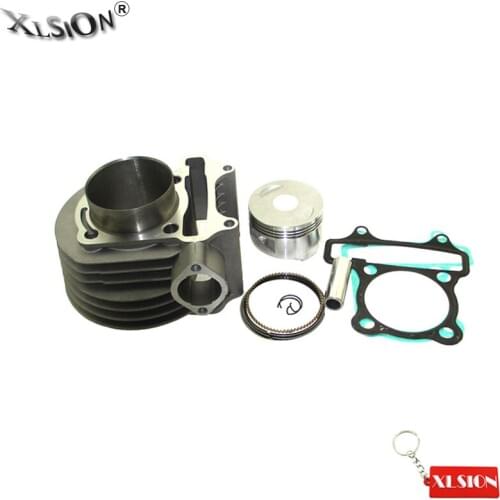 XLSION Aftermarket 58.5mm Big Bore Cylinder Kit For GY6 150cc - 155cc Chinese Scooter Moped 157QMJ