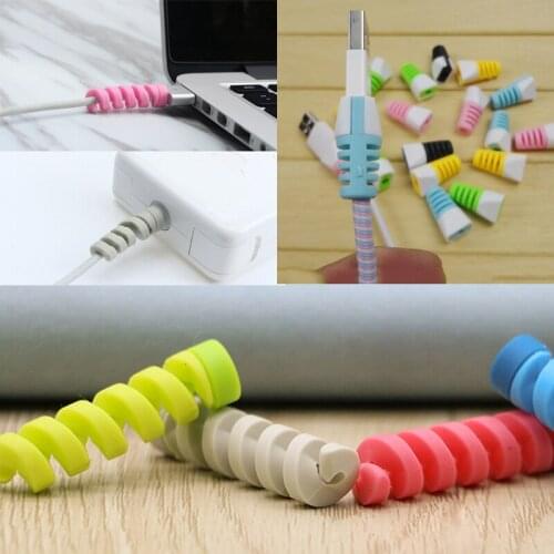 1/ 6/ 10pcs Saver Cover Connectors Charging Cable Protector For Phone USB Charger Cable Cord USB Earphone Cover Wholesale