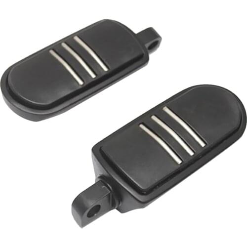 1 Pair Black Motorcycle Highway Passenger Foot Pegs Footrest For