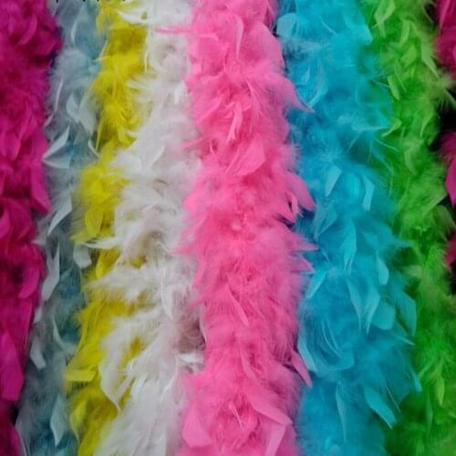 2 meters long Turkey galley Article 10 pcs Turkey velvet Turkey feather Flat tops a variety of colors clothing wedding