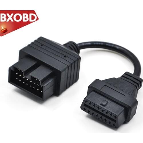 20Pin Male to Female OBD2 16Pin For Kia OBD1 to OBD2 Extentionion Cable 20 Pin Kia Diagnositc Cable KIA 20PIN Connector