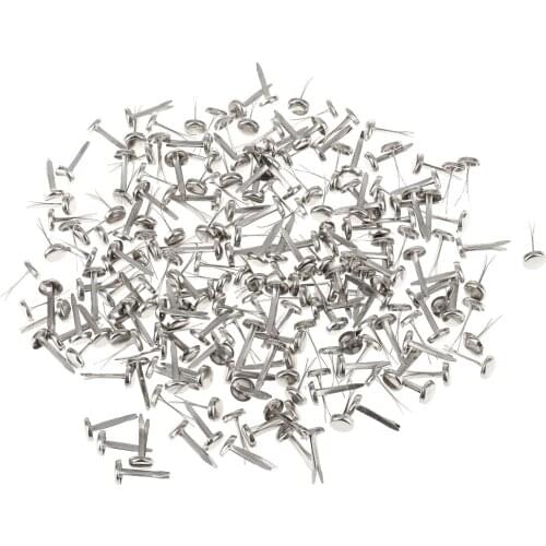 200pcs Metal Mini Brads Paper Fastener For Card Scrapbooking Embellishment