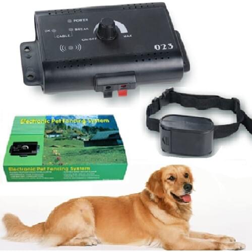 2015 Outdoor Underground Wireless Electronic Pet Fencing System In-Ground Dog Fence Shock Training Collar 023 for 1 dog