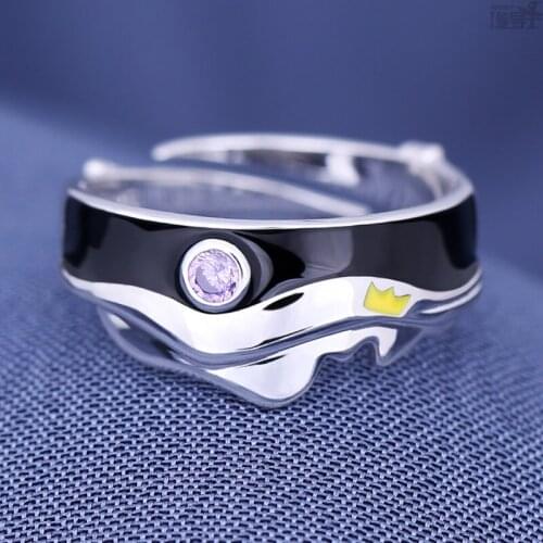 Anime Noragami Yato Finger Pendant Adjustable Ring Fashion 925 Sterling Silver Rings Cosplay Props Jewelry Cos Gift