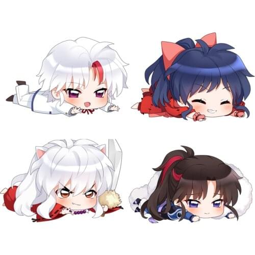Anime Yashahime: Princess Half-Demon Plush Pillow Toy Lnuyasha Moneca Miroku Kikyou Sango Stuffed Cushion Doll Gift