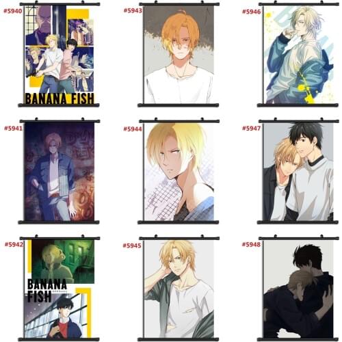 Banana Fish Anime manga wall Poster Scroll