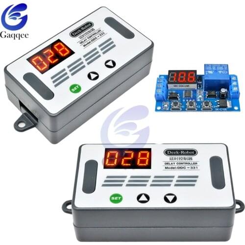 DC 12V Delay Relay LED Digital LED Display Automation mer Control Off Switch Programmable Readout Delay Timer for Car