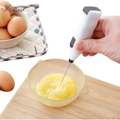 OYOURLIFE Kitchen Electric Egg Beaters Rotating Egg Stirrer Mini Milk Coffee Foam Mixer Eggs Cooking Tools Kitchen Accessories