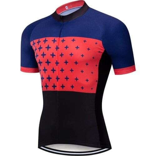 CUSROO 2021 Summer Cycling Jerseys Short Sleeve Shirts Men Bicycle Clothing Maillot Ropa Ciclismo Racing Bike Clothes