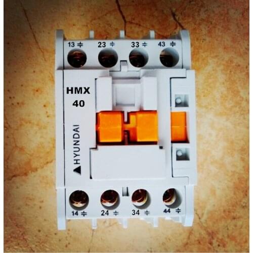 HMX40/HMX-40 (4a+0b or 4NO+0NC, Coil Voltage AC 220V~240V ), HYUNDAI AC Control Relays, New original authentic100