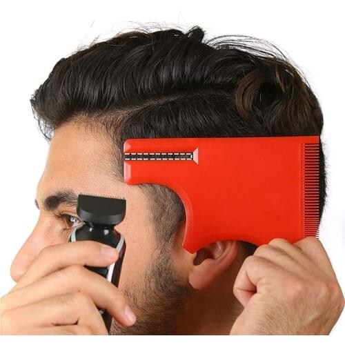 Haircut Tool Multi-Curve Hairline Template Stencil Guide Hairdressing Style Ruler Compatible With Hair Clipper For Styling Tools