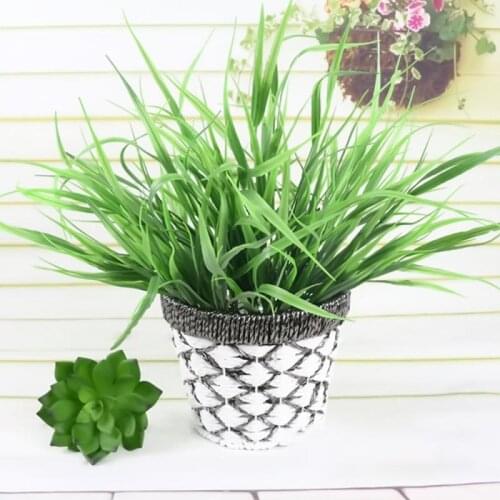 Artificial Grass Plant Decorative Plastic Imitation Fake Plant Grass Plant For Wedding Christmas Home Decor Office Table Decor