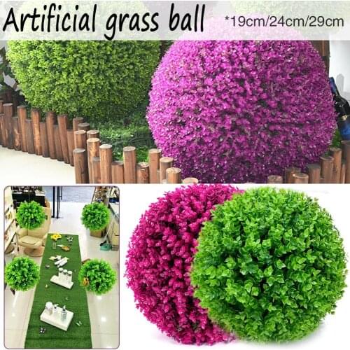 Simulated Artificial Grass Ball Hanging Wedding Decoration Shopping Mall Decoration Artificial Planter DIY Moss Grass Decoration