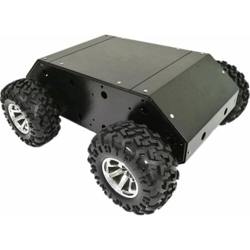 9KG Load Large Metal 4WD Smart Car Chassis Kit 4-Drive Robot Platform 4pcs High Torque Motor 130mm Wheel DIY Unassembled