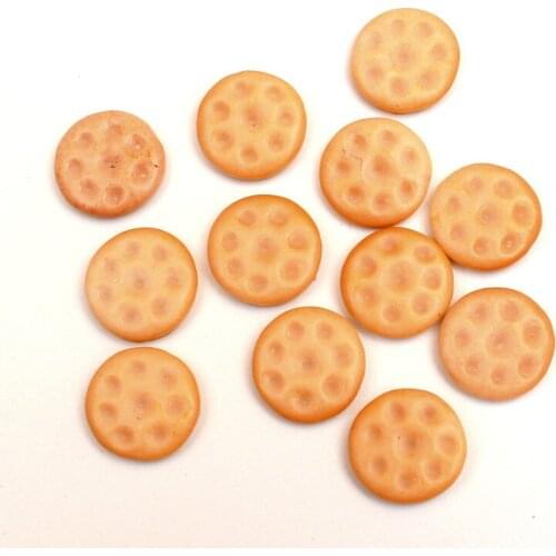 LF 20Pcs Resin Cookies Decoration Crafts Flatback Cabochon Embellishments For Scrapbooking Kawaii Cute Diy Accessories