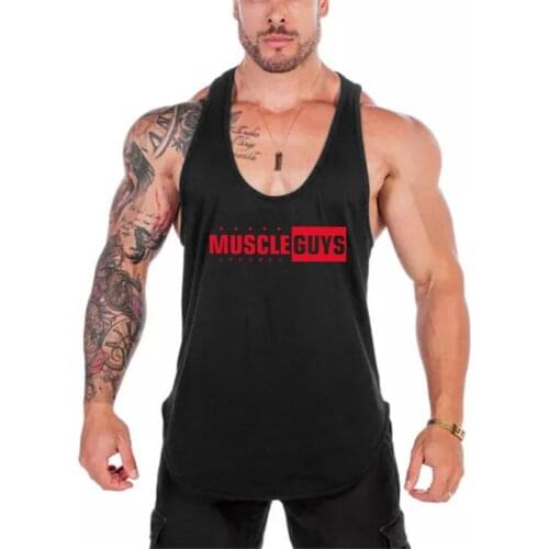 Muscleguys Brand Clothing Summer Mesh Quick Dry Bodybuilding Stringer Tank Top Men Fitness Sleeveless Shirts Gym Undershirt
