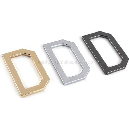 1pcs Metal Mold Formed D Ring Buckle for Webbing Backpack Bag Parts Leather Craft Strap Belt Purse Pet Collar Clasp High Quality