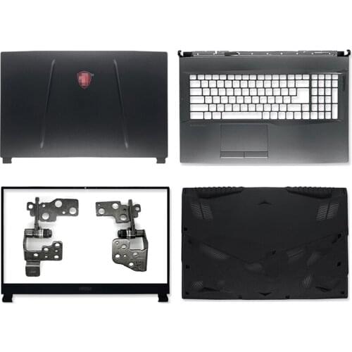 17.3 Inch NEW For MSI GP75 MS-17E2 Series Laptop Top Cover LCD Back Cover/Front Bezel/Hinges/Palmrest/Bottom Case Metal Black