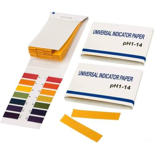 Portable PH Test Strips PH Controller 1-14 Test Paper Litmus Test Paper 80 Strips/pack For Saliva Urine Water Soil Acidity Test