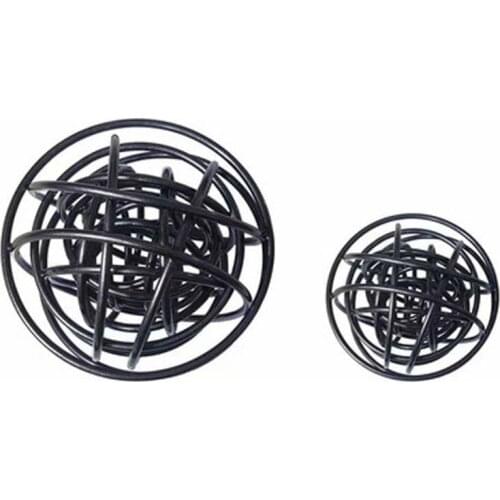 Nordic Light Luxury Metal Ornaments Geometric Spiky Ball Home Decoration Study Room Wine Cabinet Business Model Room Accessories