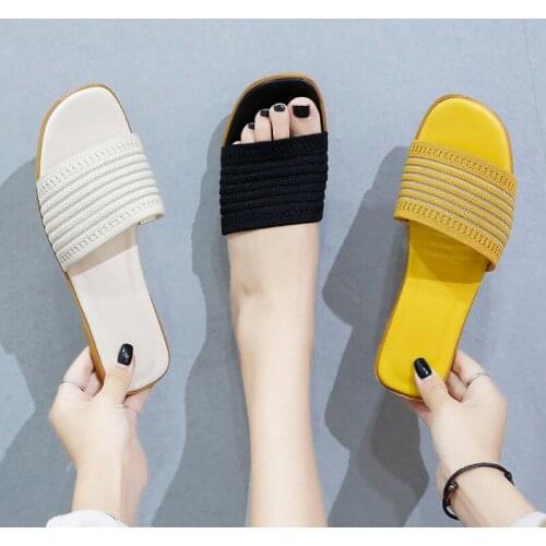 Summer Women Indoor Slippers Floor Flat Shoes Indoor Eva Flip Flops Female Non-slip Bathroom Home Slippers 35-40 Size