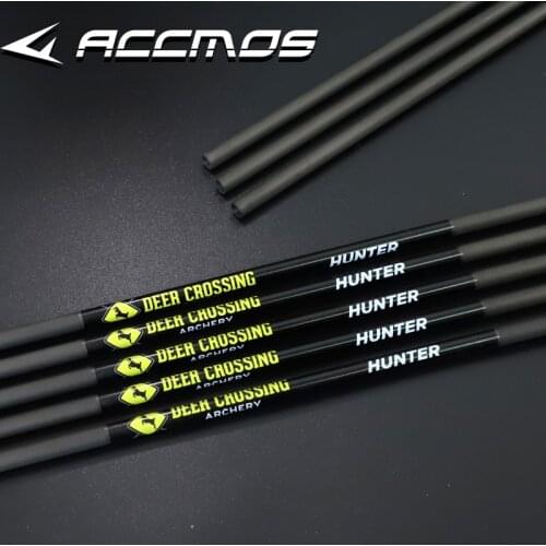 12pcs 31 inch ID 4.2 or 6.2 mm Spine 250 300 400 500 600 700 800 900 1000 Pure Carbon Arrow Shafts Arrow Archery for Bow Hunting